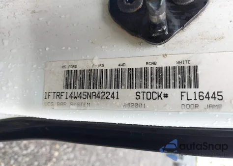 2005 Ford F-150 Stx/Xl/Xlt from USA, damaged, VIN 1FTRF14W45NA42241